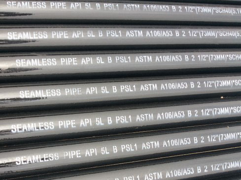 ASTM A106 A53 GR.B SMLS Steel Pipe